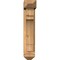 Ekena Millwork Merced Arts and Crafts Smooth Bracket w/ Offset Brace, Western Red Cedar, 5 1/2"W x 16"D x 28"H BKT0604X16X28MRC03SWR - alternate 3